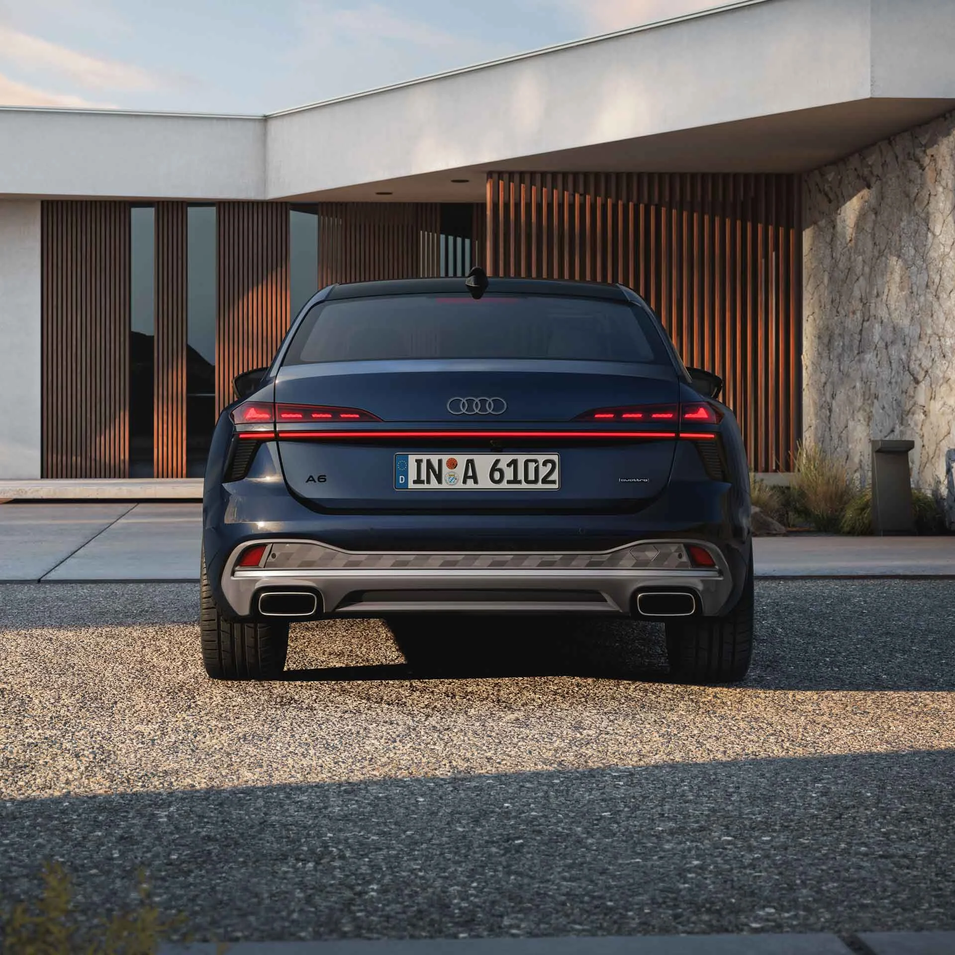 Audi A6 – đuôi xe