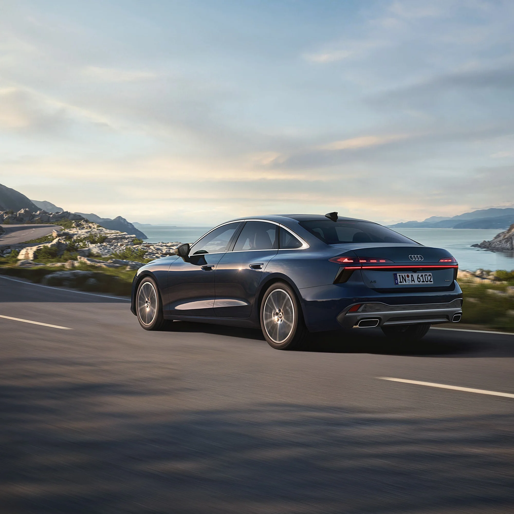 Audi A6 – góc nghiêng sau