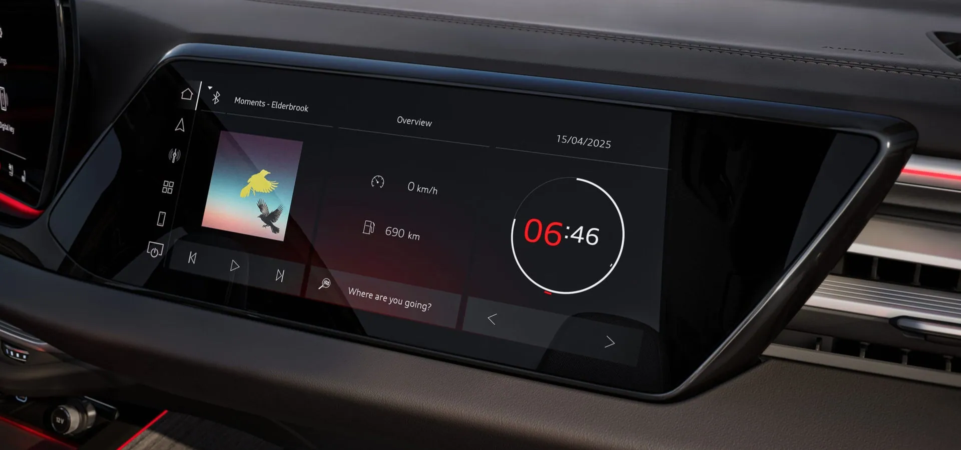 Audi A6 – màn hình giải trí