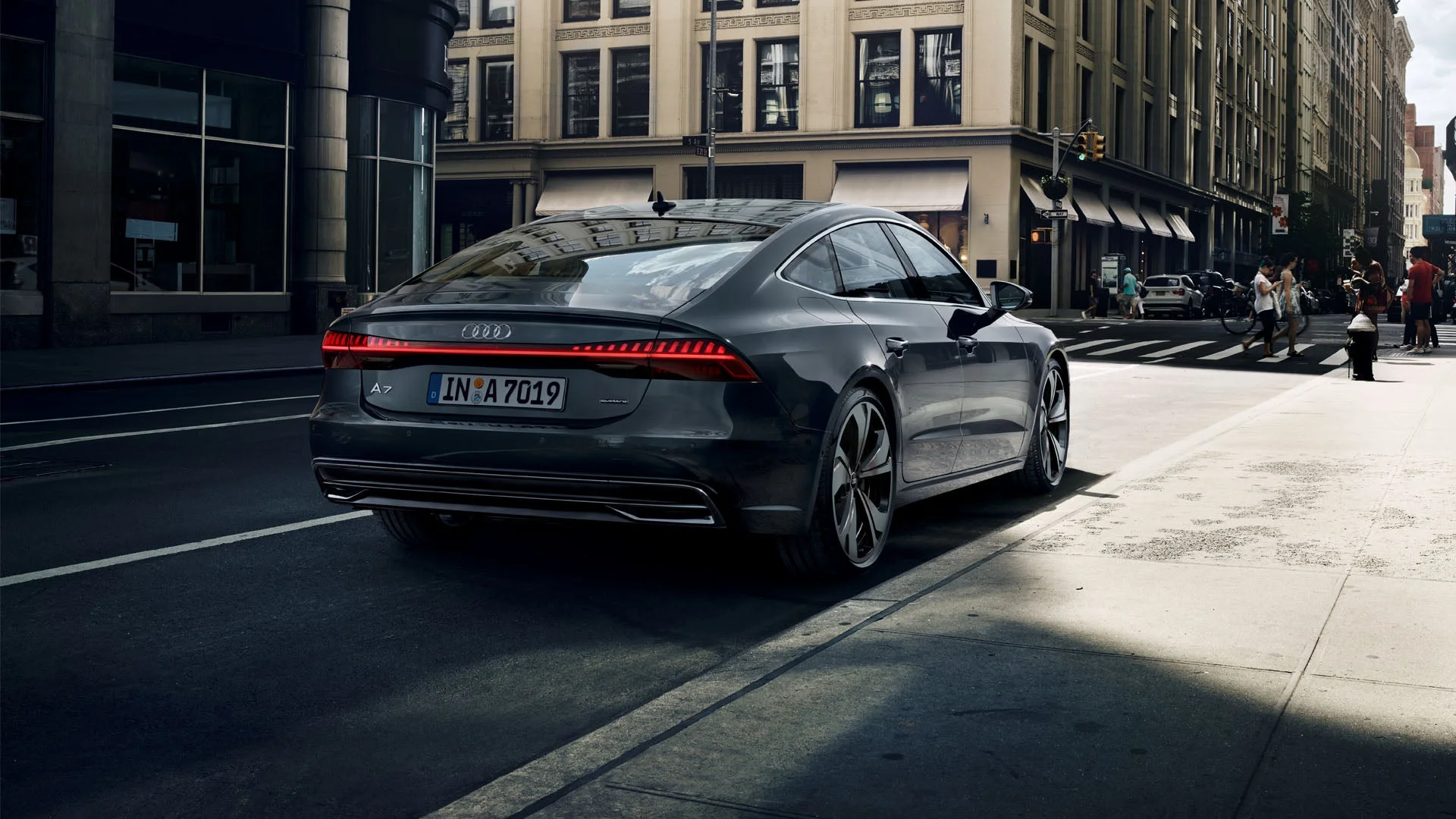 Audi A7 Sportback – đuôi xe