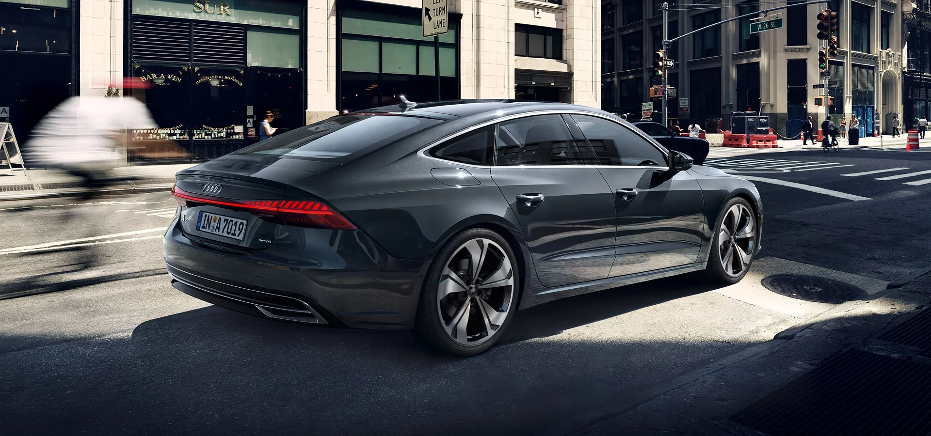 Audi A7 Sportback – góc nghiêng sau