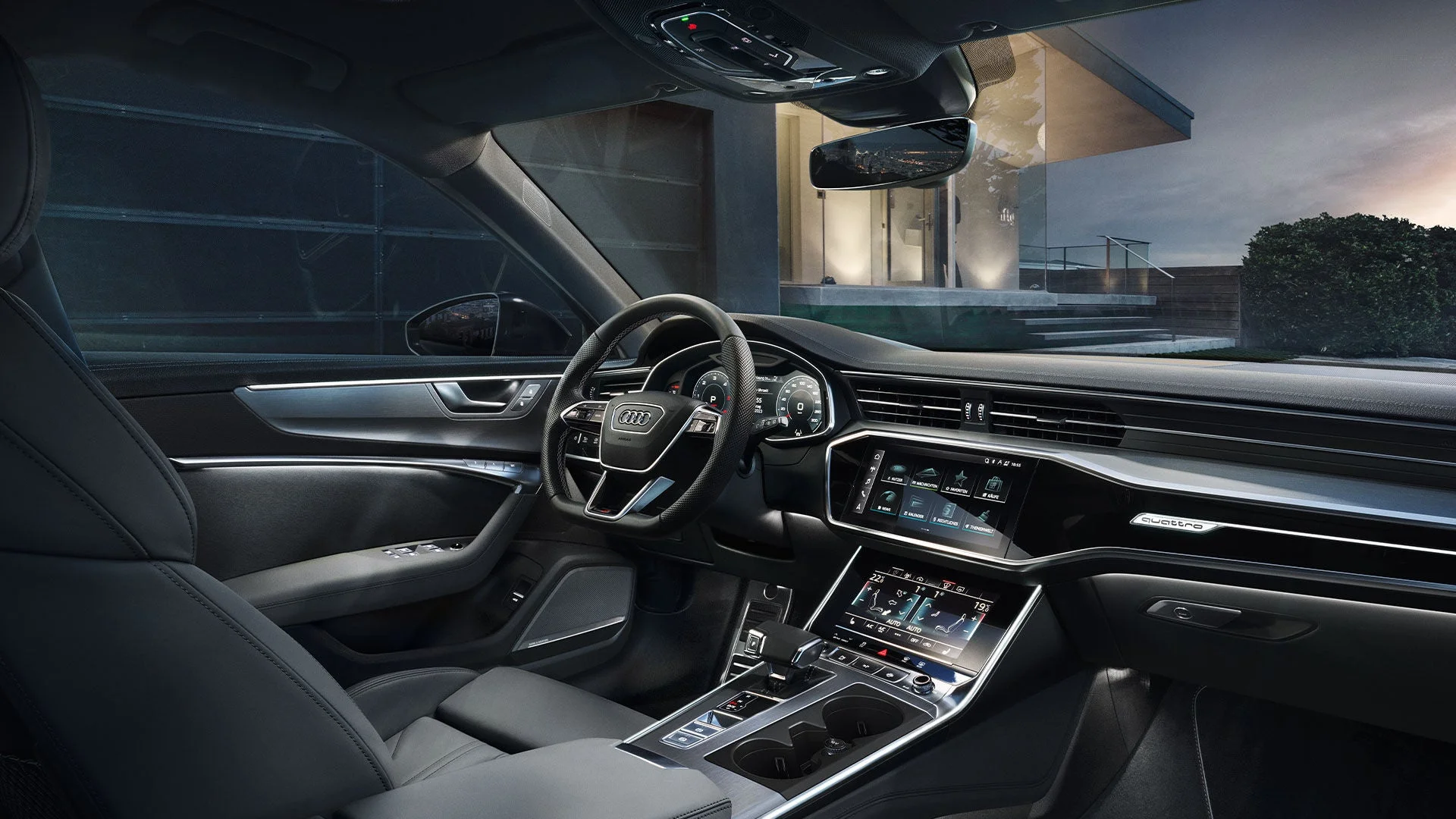 Audi Q8 – bảng táp-lô