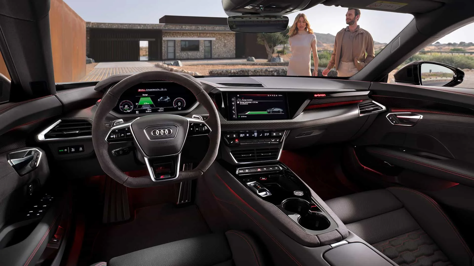 Audi RS e-tron GT – khoang lái