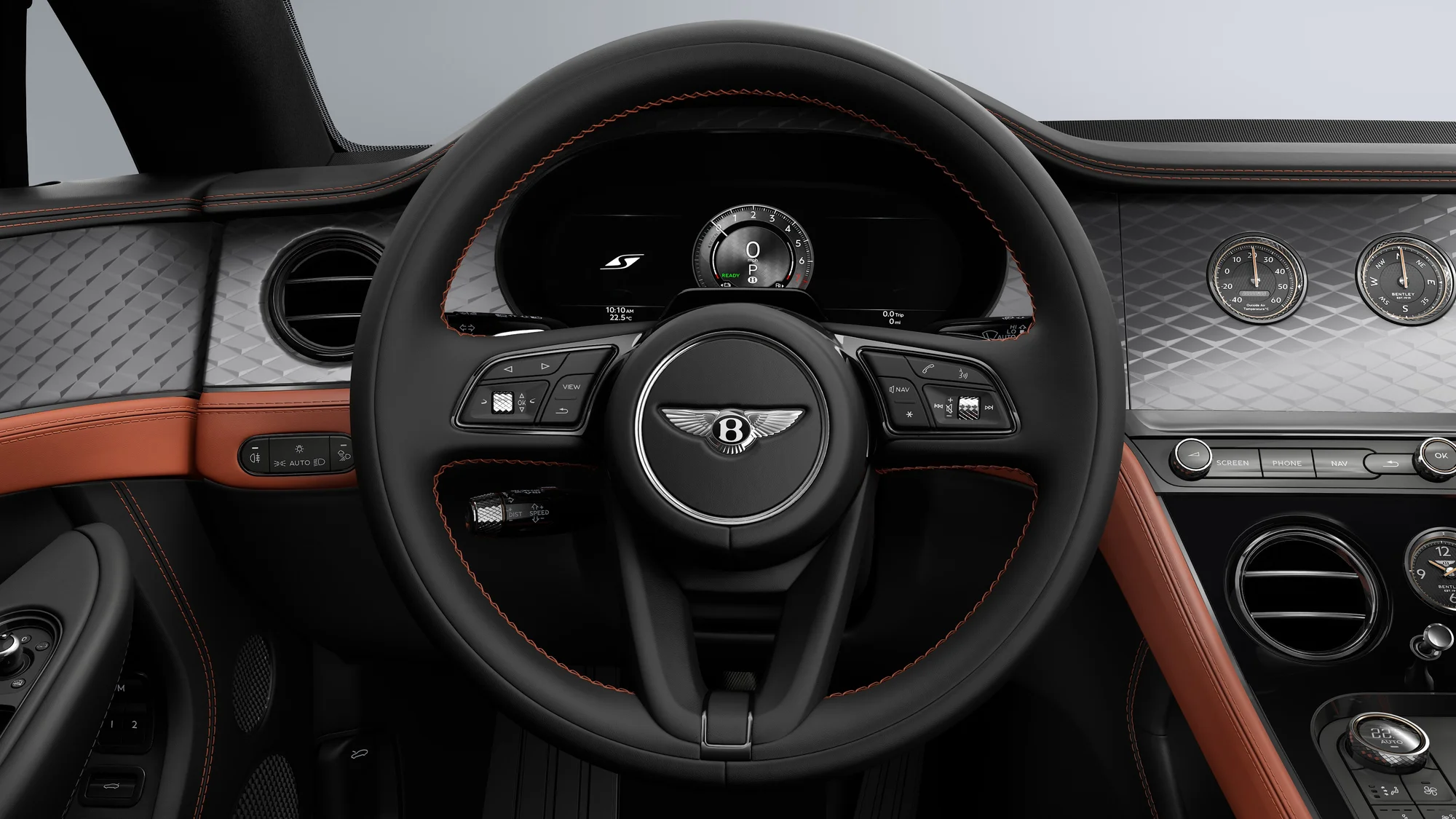 Bentley Continental GT – khoang lái