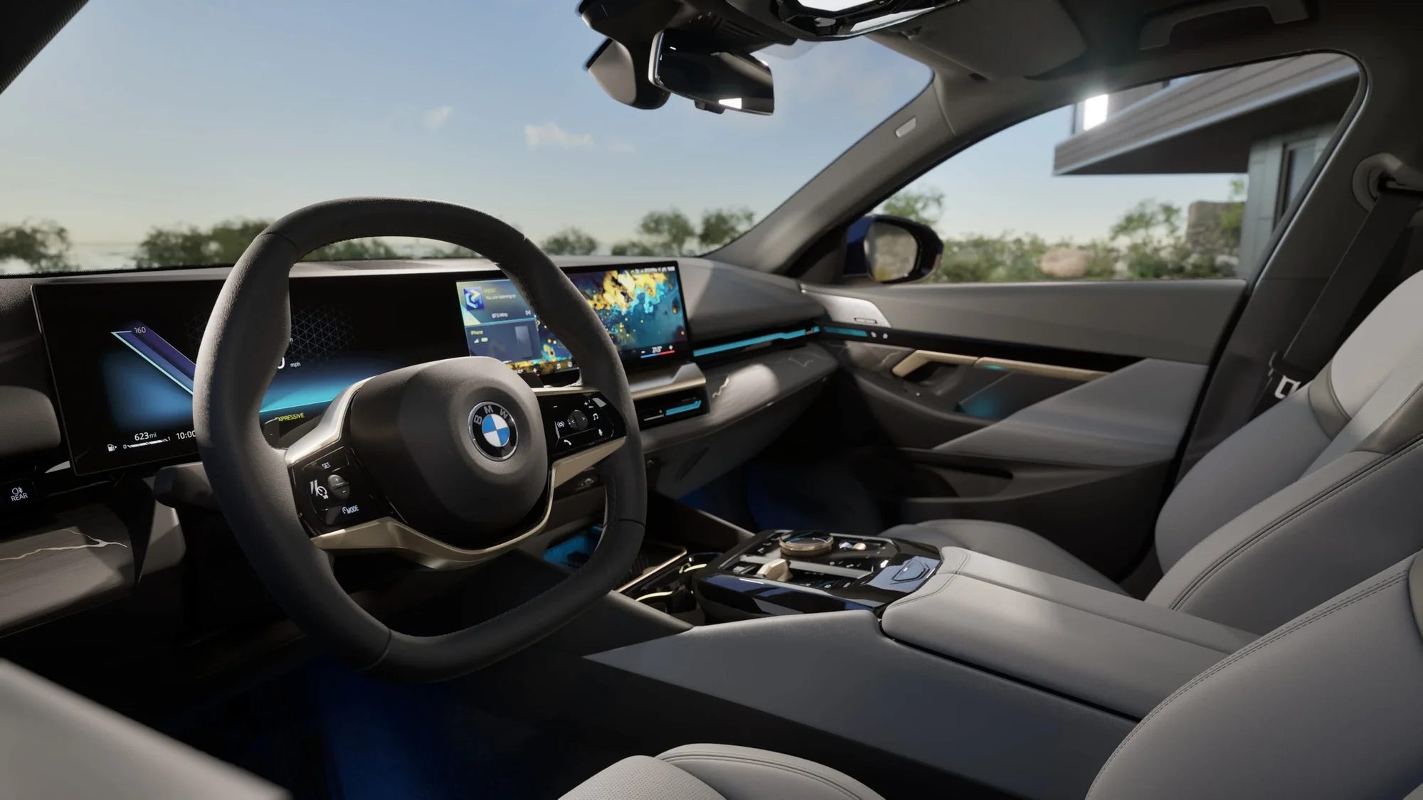 BMW 5 Series – khoang lái