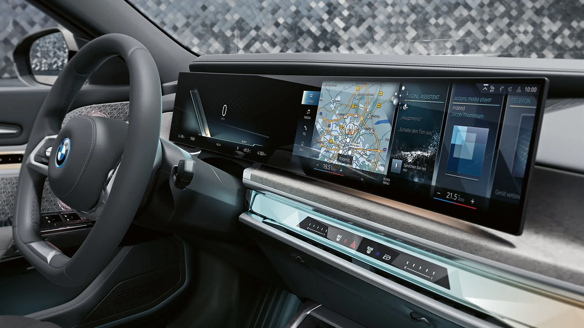 BMW i7 – bảng táp-lô