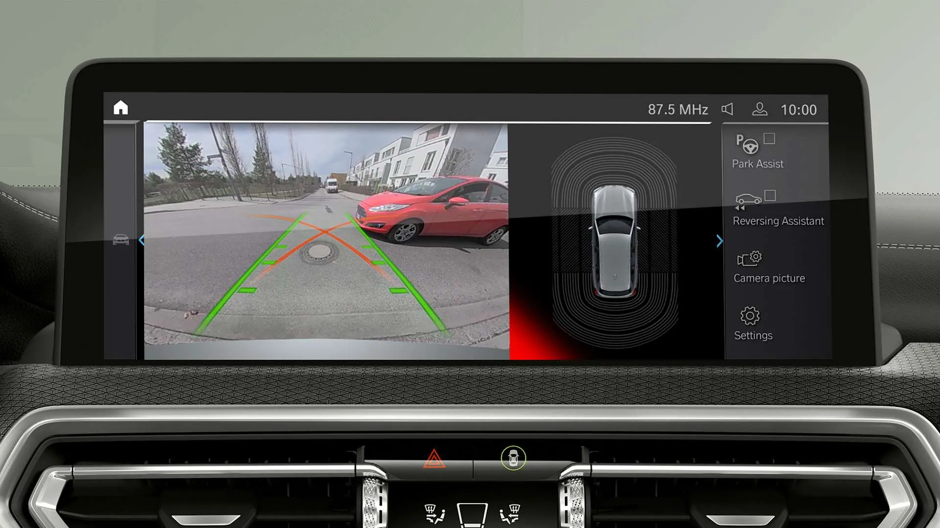 BMW iX3 – màn hình camera lùi