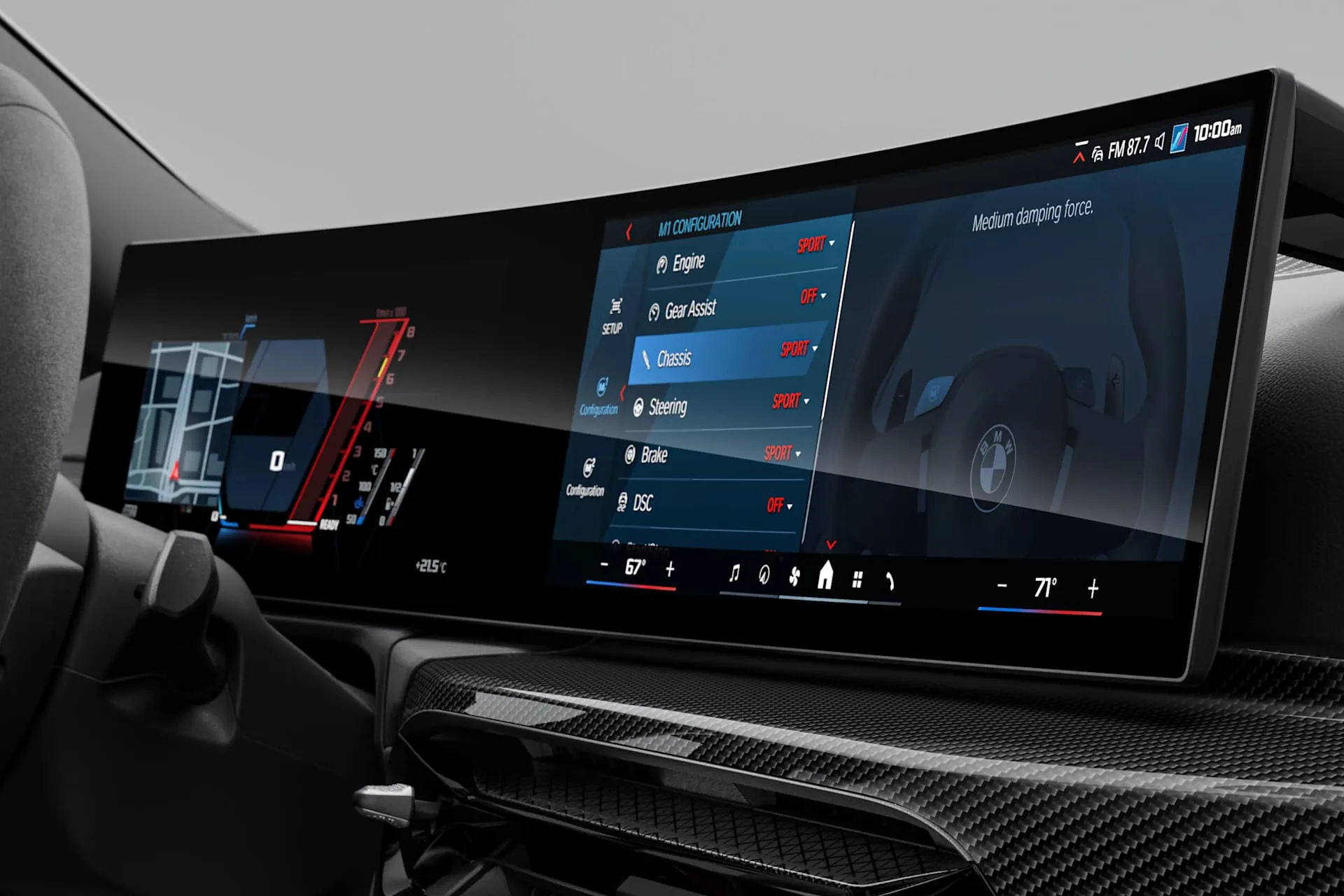BMW M2 – màn hình giải trí