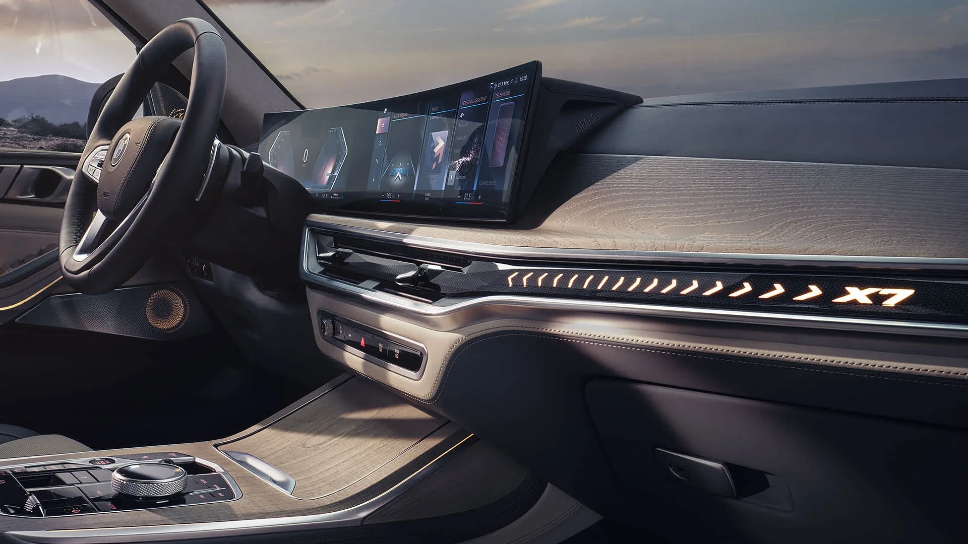 BMW X7 – bảng táp-lô