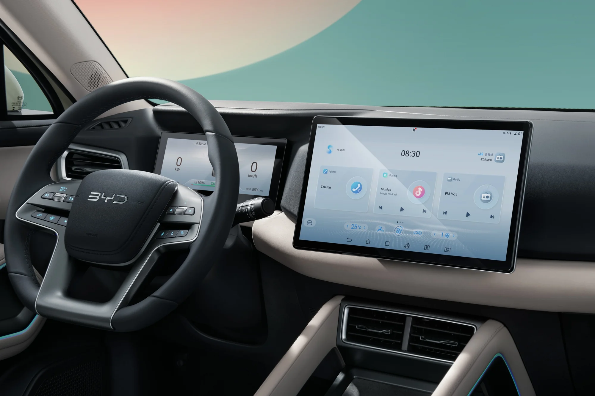 BYD Atto 2 – màn hình xoay