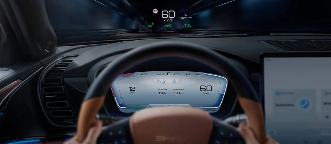 BYD Han – đồng hồ và HUD
