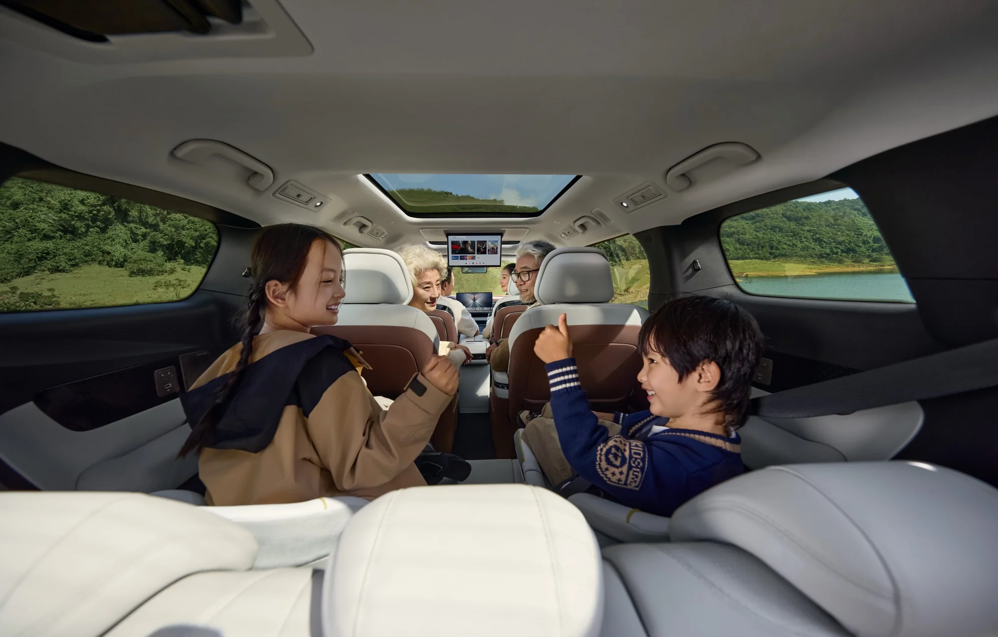 BYD M9 – khoang hành khách