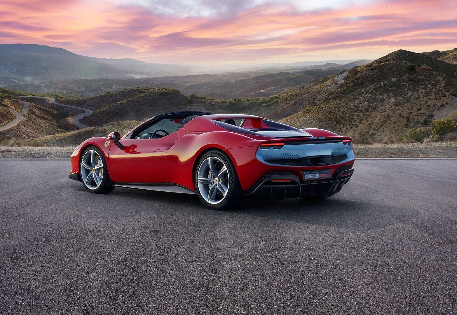 Ferrari 296 – đuôi xe