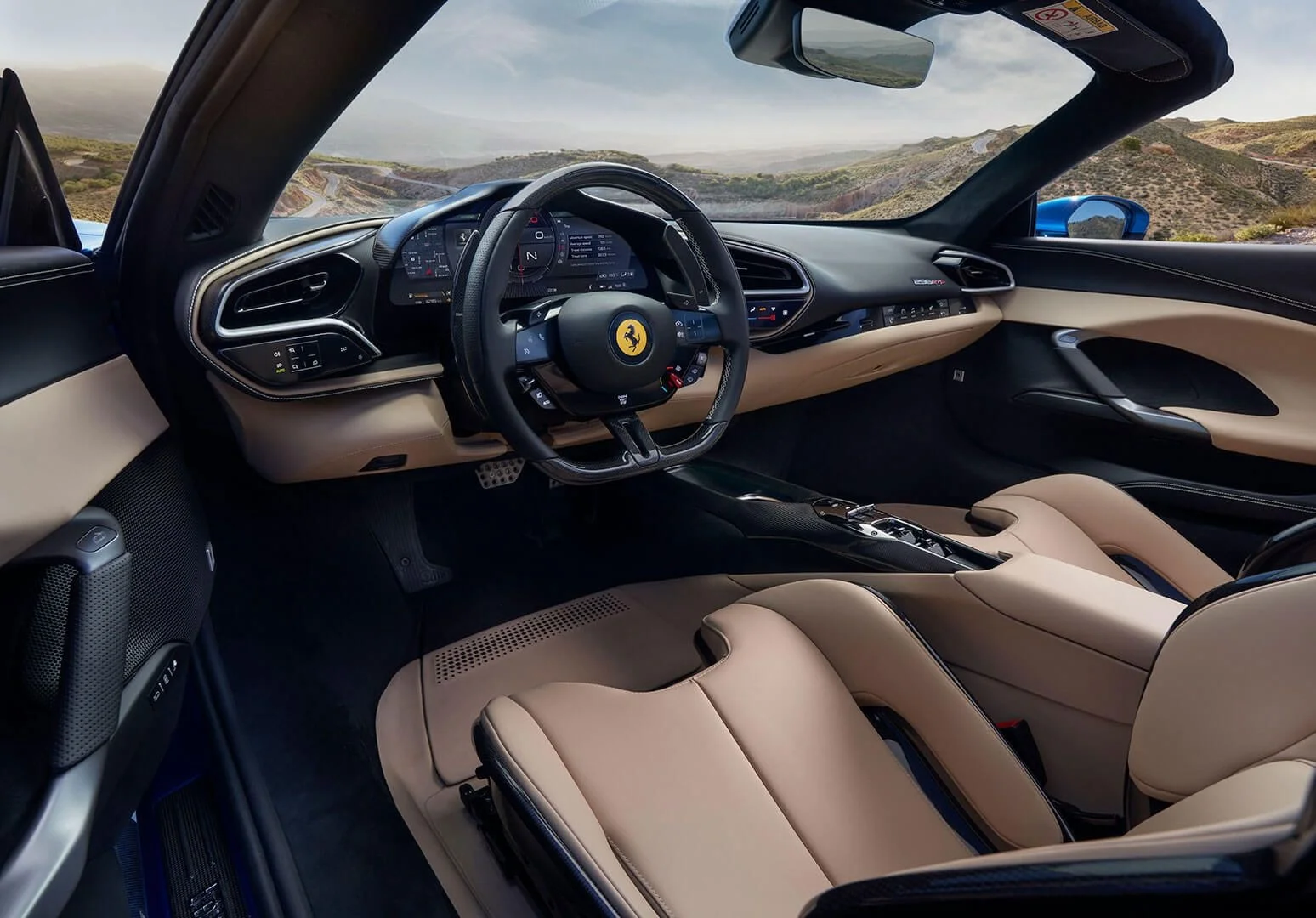 Ferrari 296 – khoang lái
