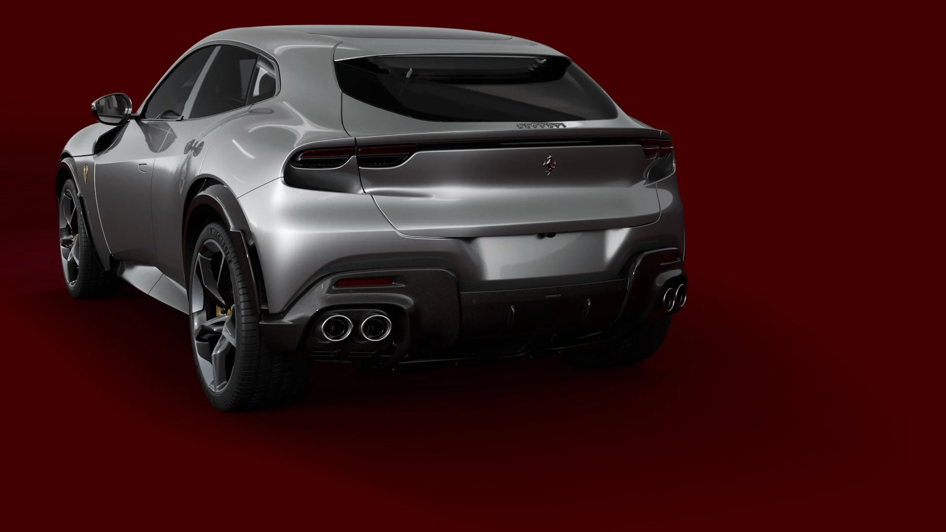 Ferrari Purosangue – đuôi xe