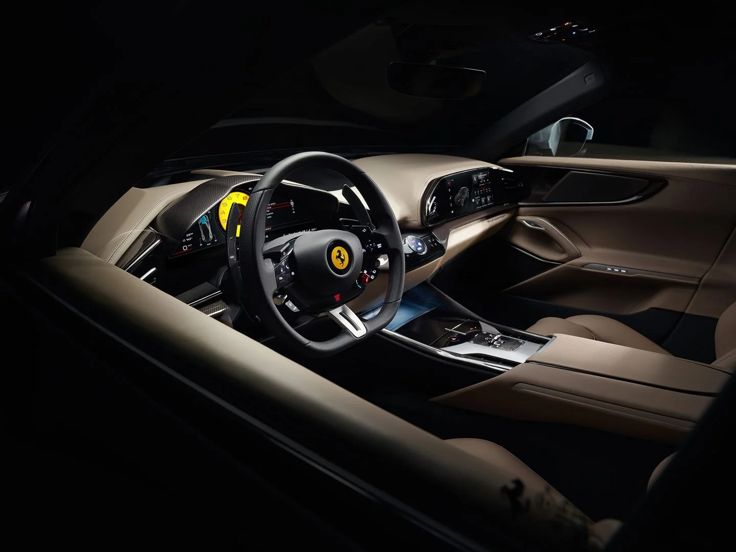 Ferrari Purosangue – khoang lái