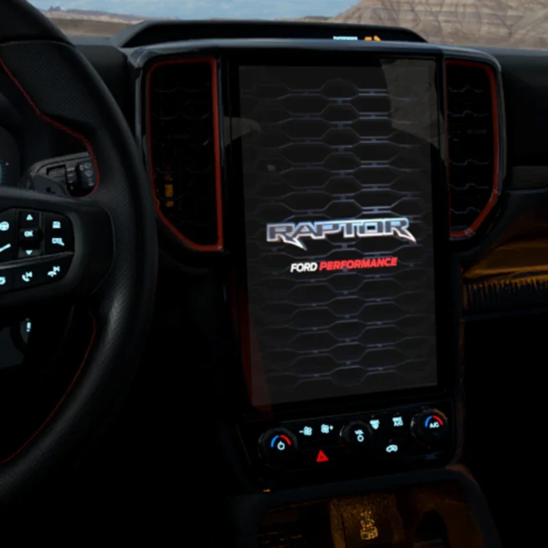 Ford Ranger Raptor – màn hình trung tâm