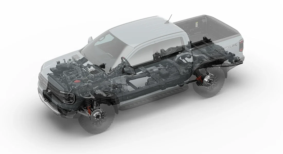 Ford Ranger Raptor – khung gầm
