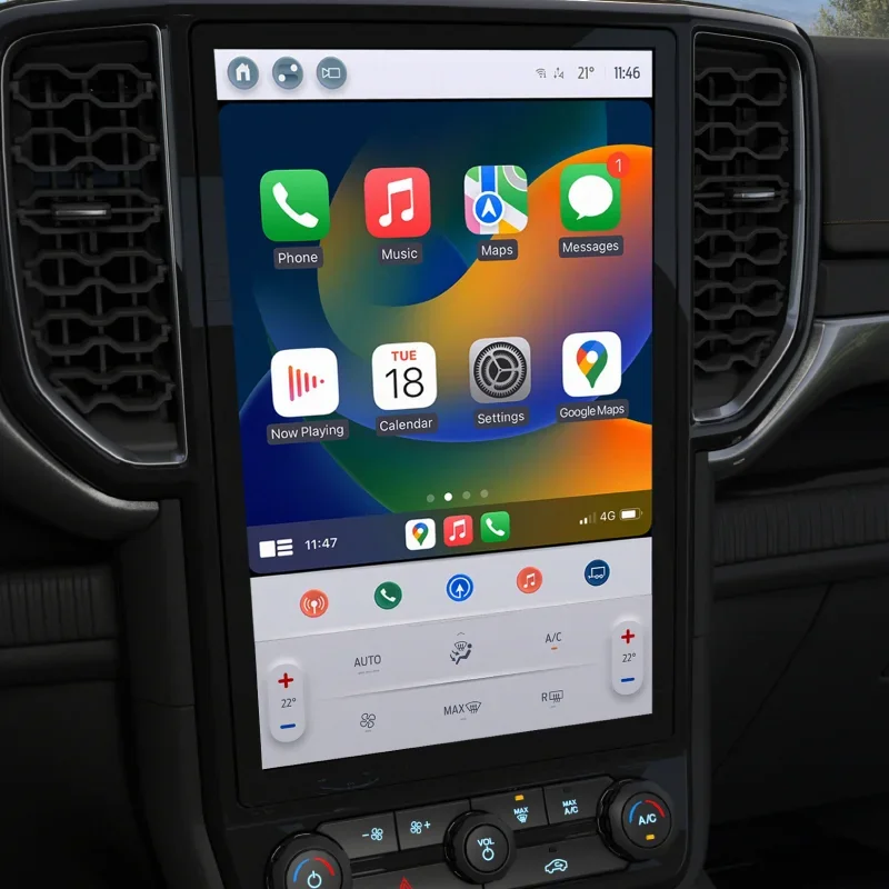 Ford Ranger – màn hình trung tâm