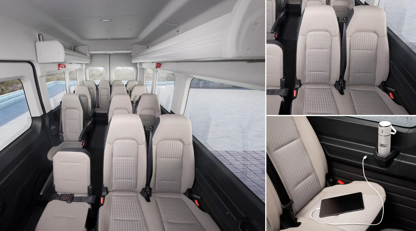 Ford Transit – khoang hành khách