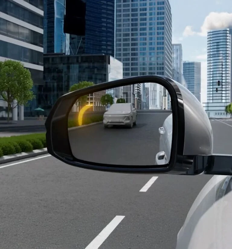 Geely EX5 EM-i – cảnh báo điểm mù