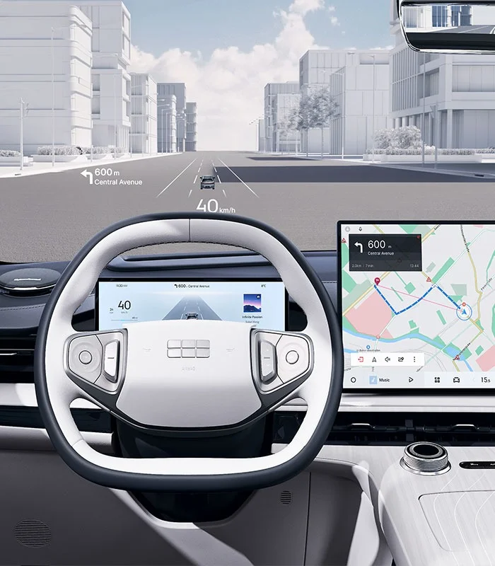 Geely EX5 – vô-lăng và màn hình