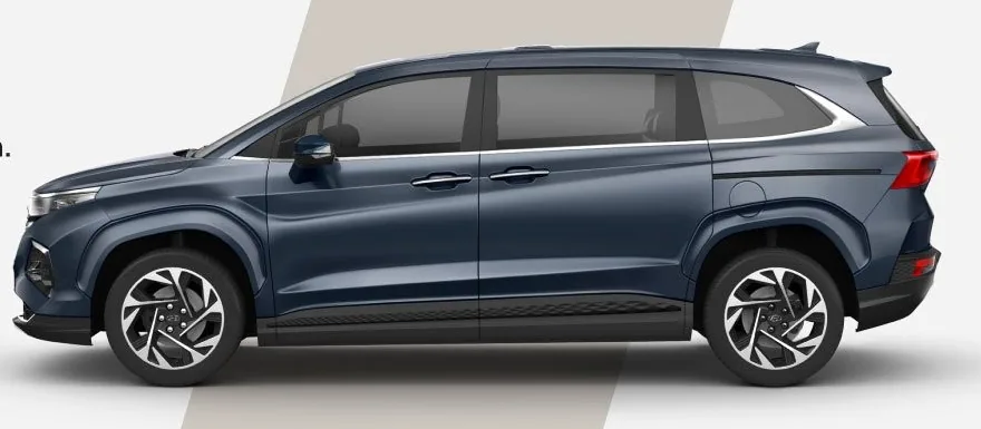 Hyundai Custin – thân xe nhìn ngang