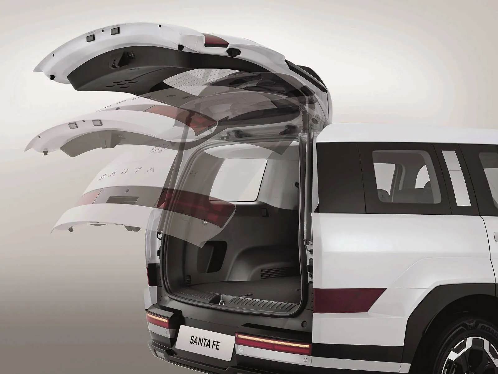 Hyundai Santa Fe – cốp sau