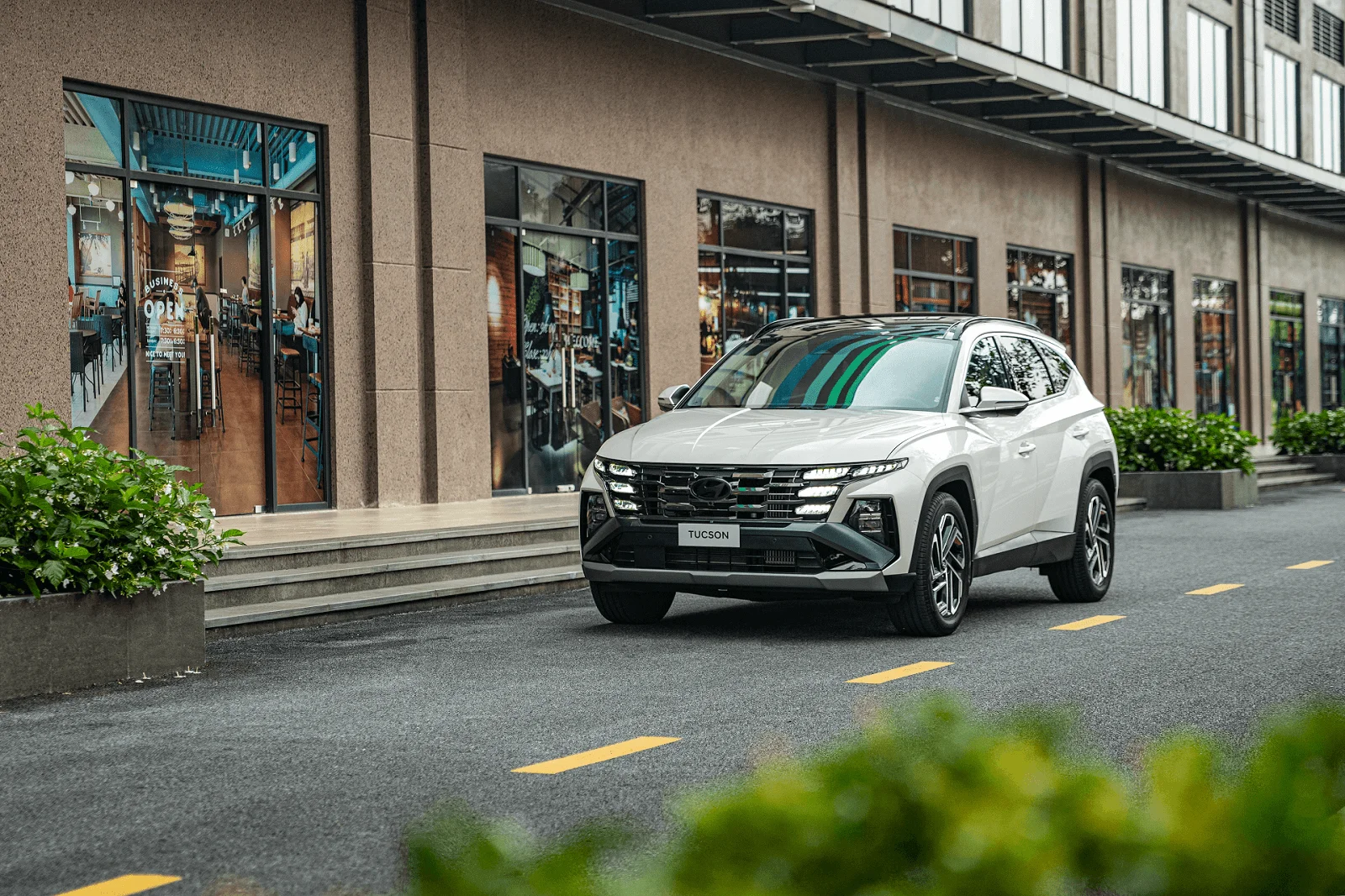 Hyundai Tucson – góc nghiêng trước