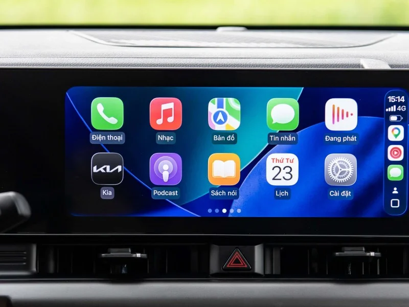 Kia Carens Clavis – màn hình giải trí