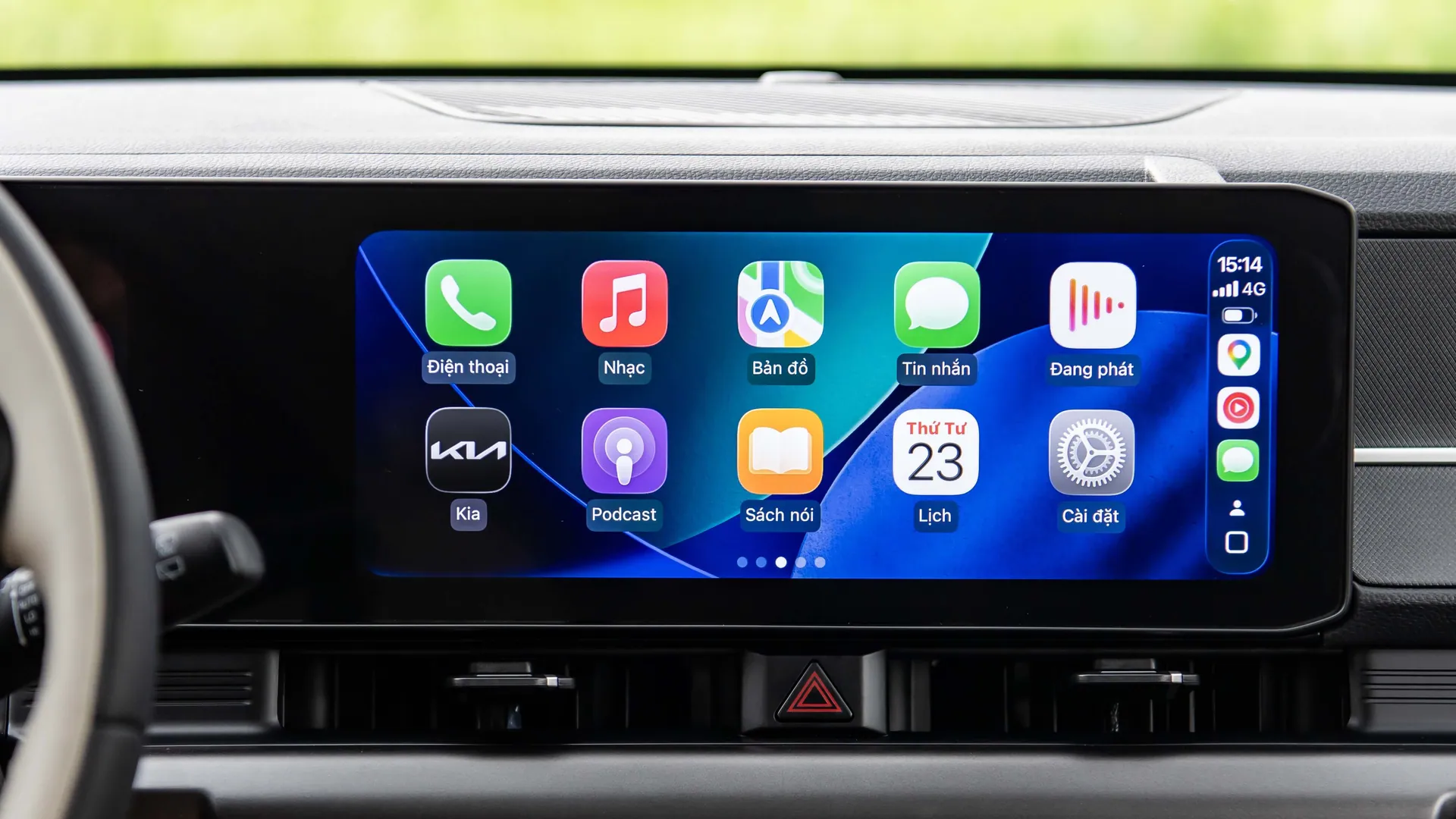 Kia Carens Clavis – màn hình giải trí