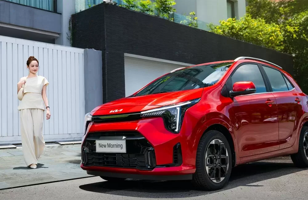 Kia Morning – góc nghiêng trước
