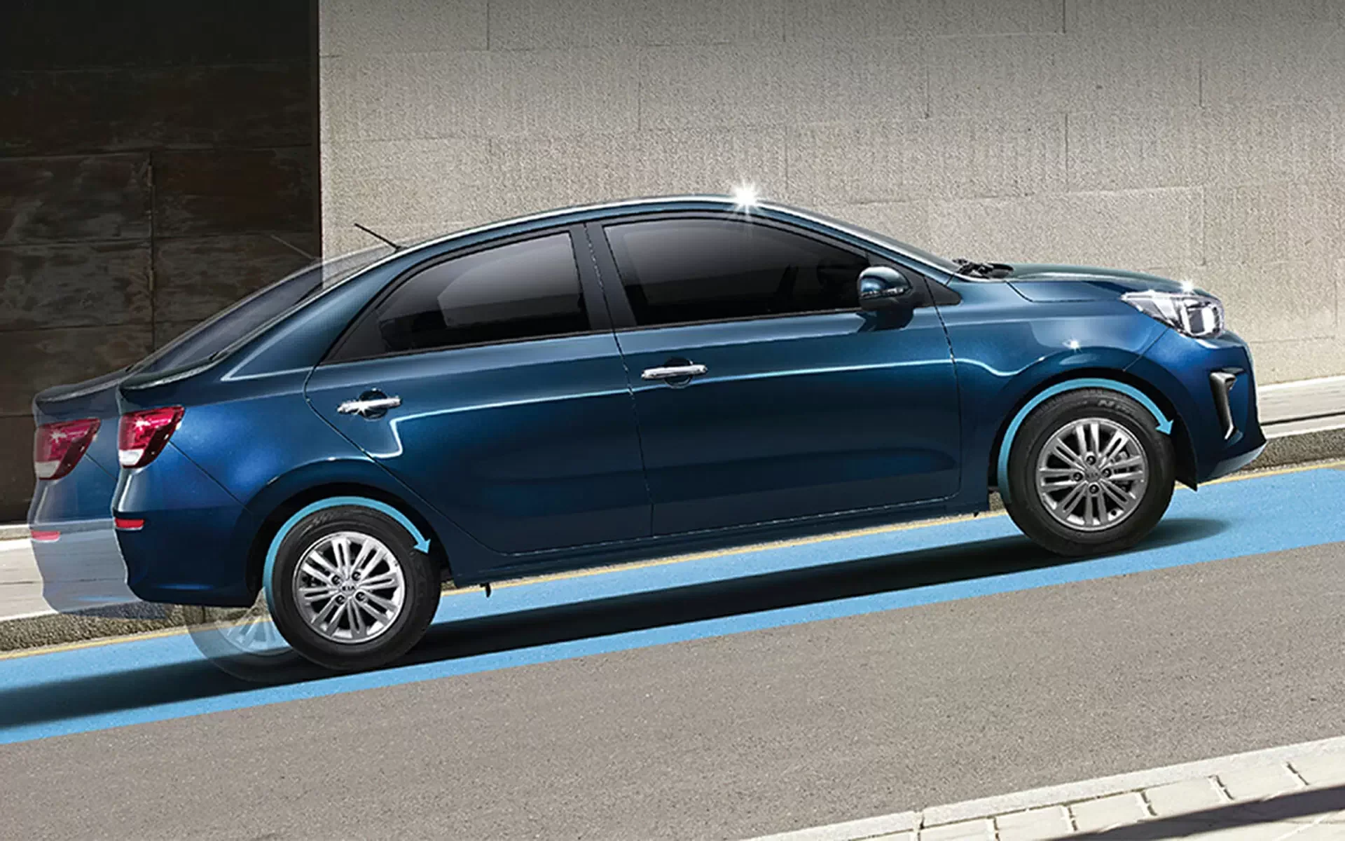 Kia Soluto – góc nghiêng trước