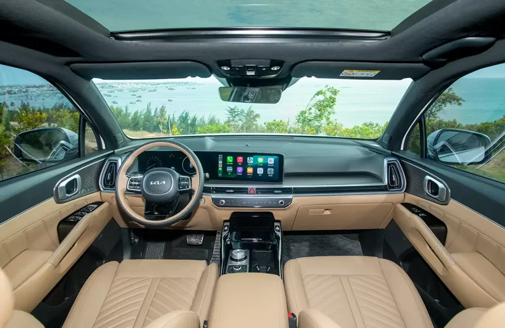 Kia Sorento – khoang lái