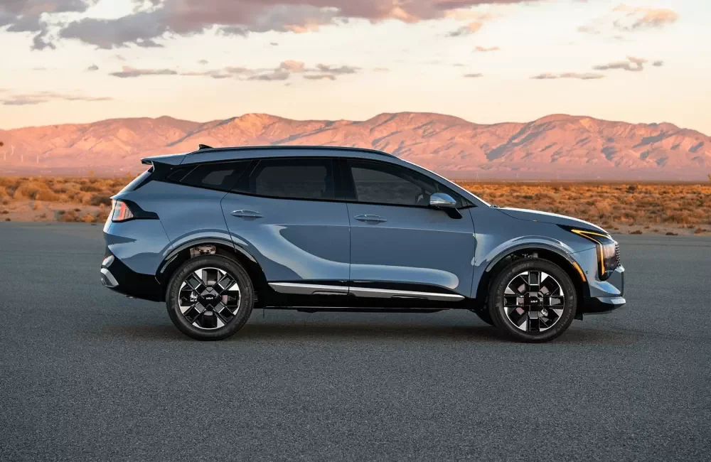 Kia Sportage – thân xe nhìn ngang