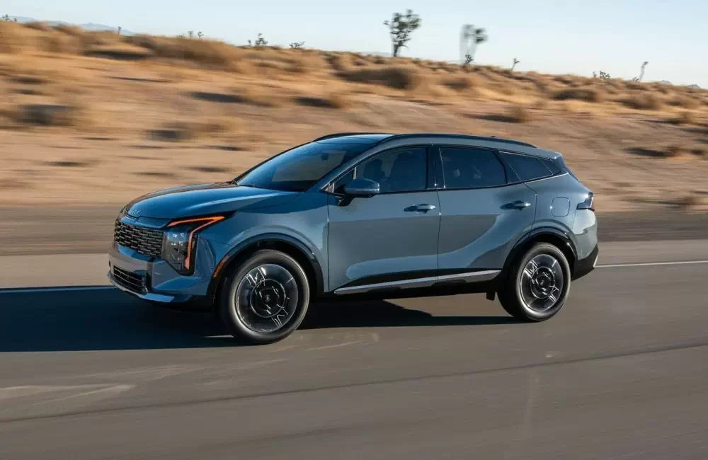 Kia Sportage – góc nghiêng trước