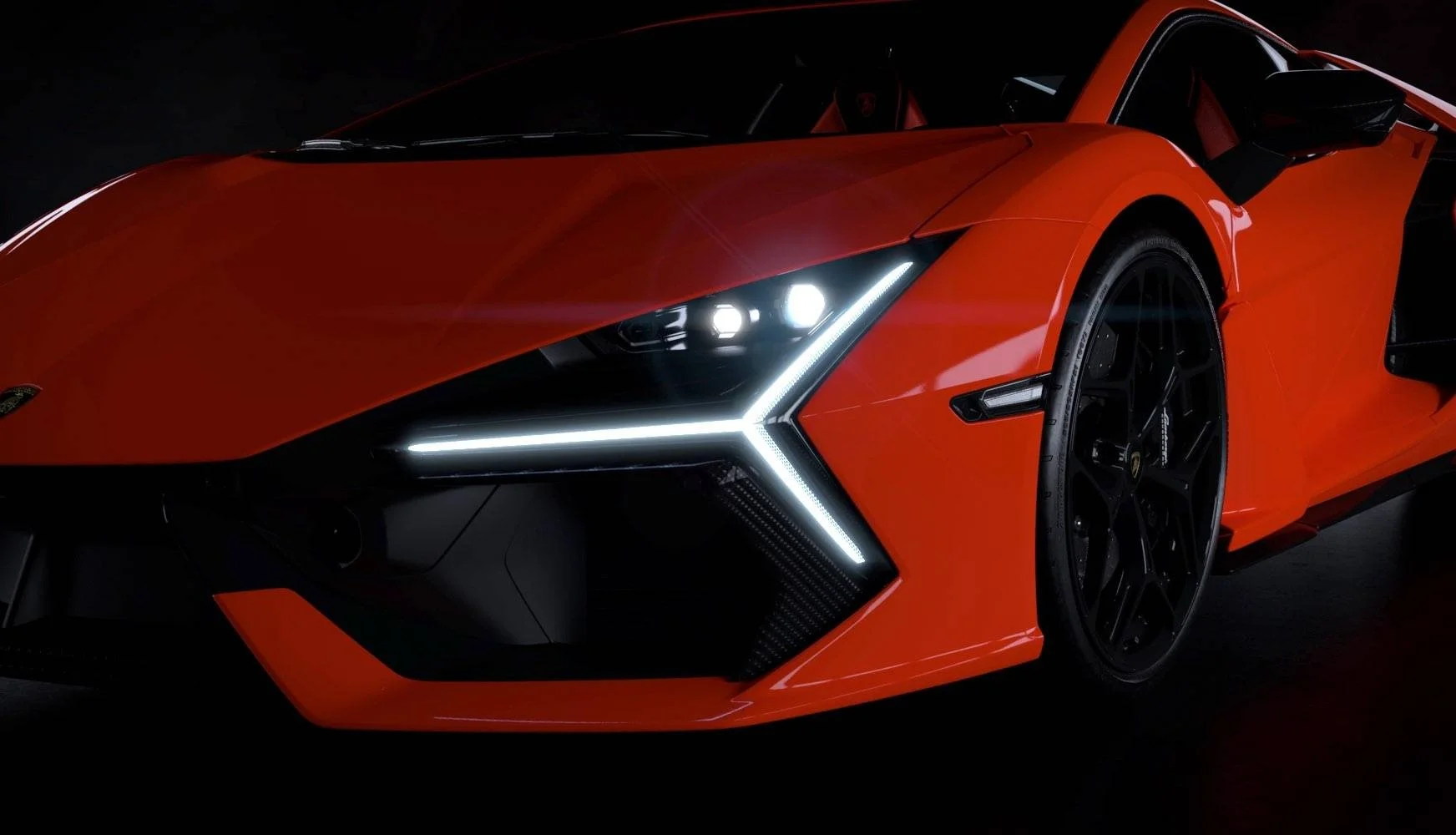 Lamborghini Revuelto – cụm đèn pha