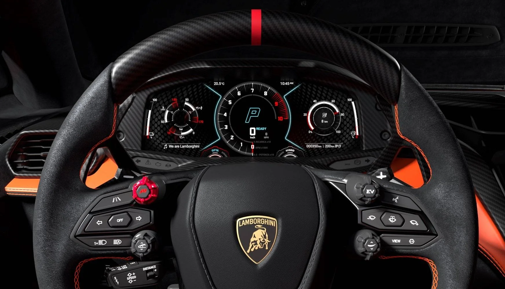 Lamborghini Revuelto – vô-lăng
