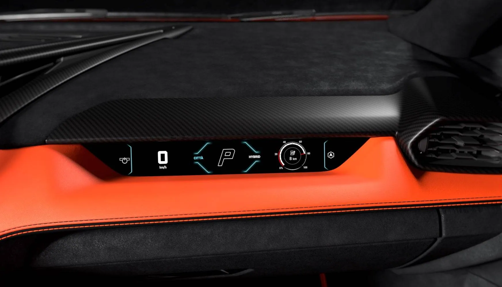 Lamborghini Revuelto – màn hình hiển thị