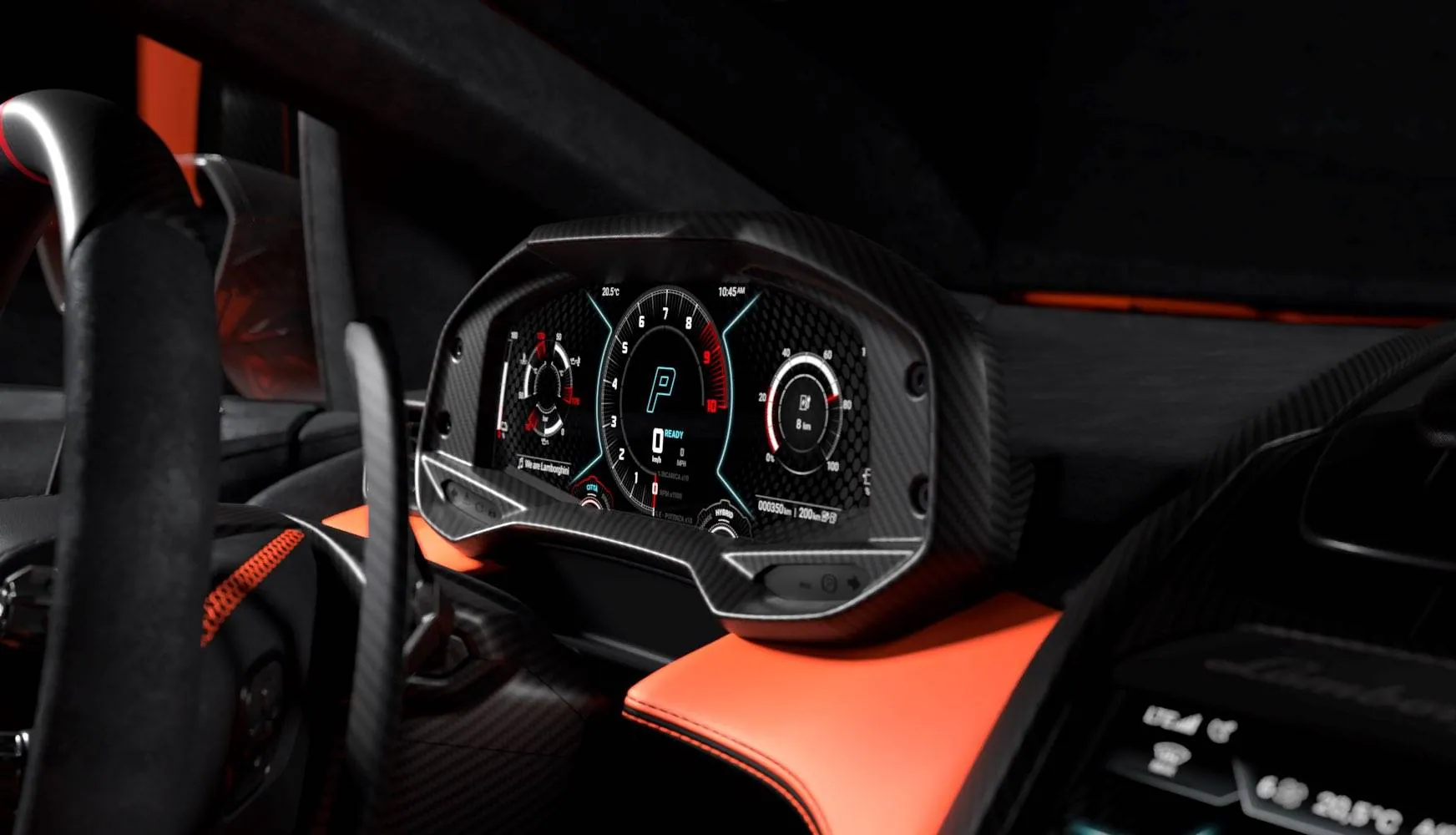 Lamborghini Revuelto – đồng hồ lái