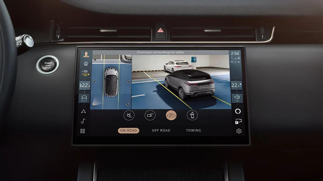 Range Rover Evoque – màn hình camera 360