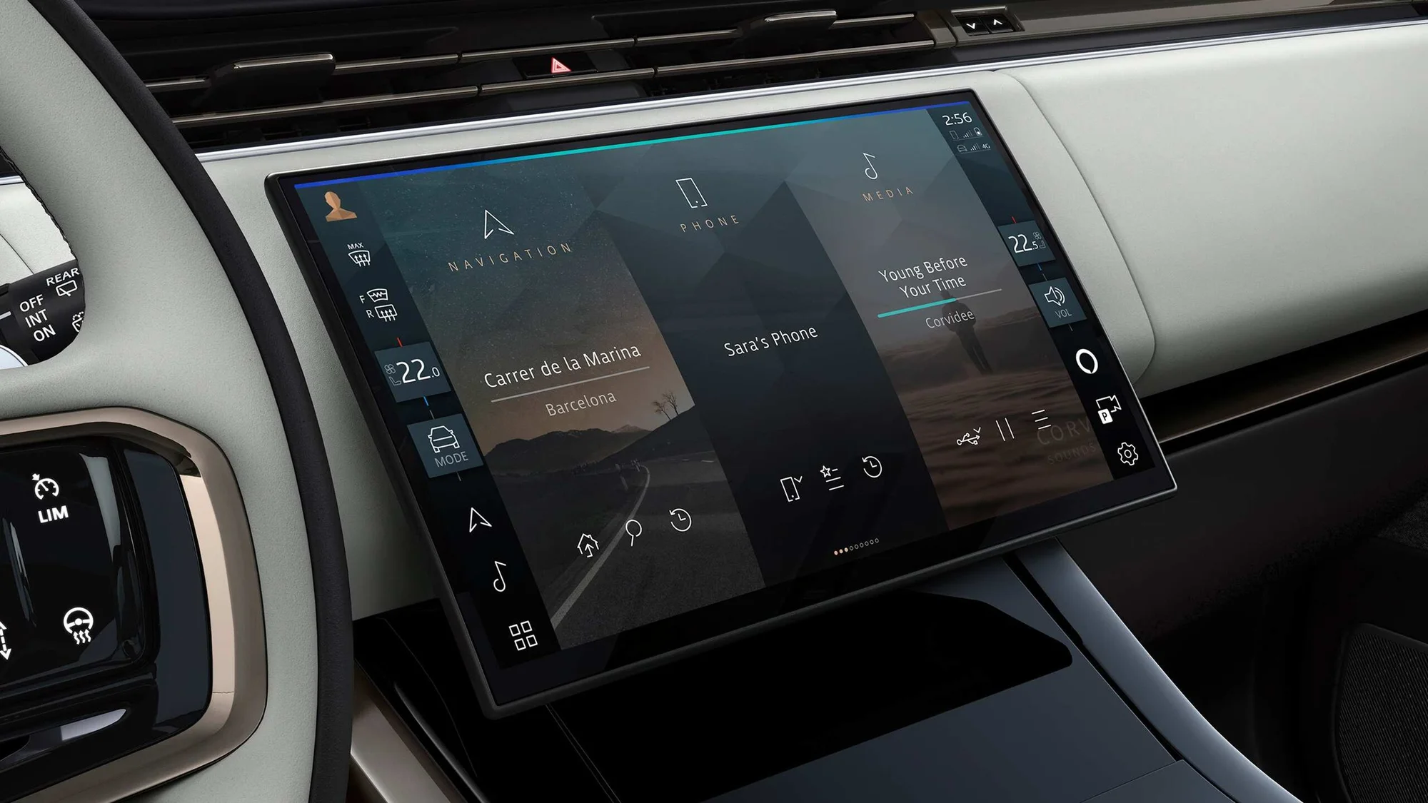 Range Rover Sport – màn hình trung tâm