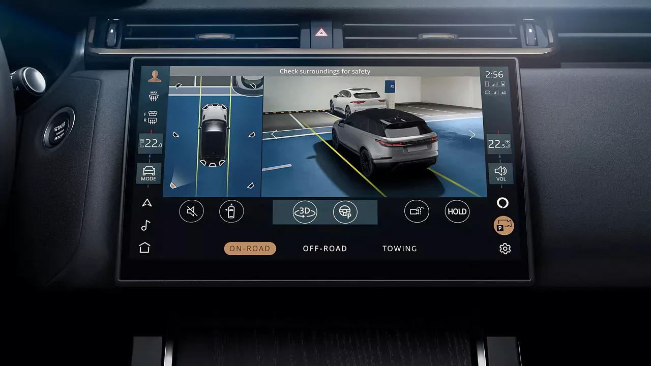 Range Rover Velar – màn hình camera 360