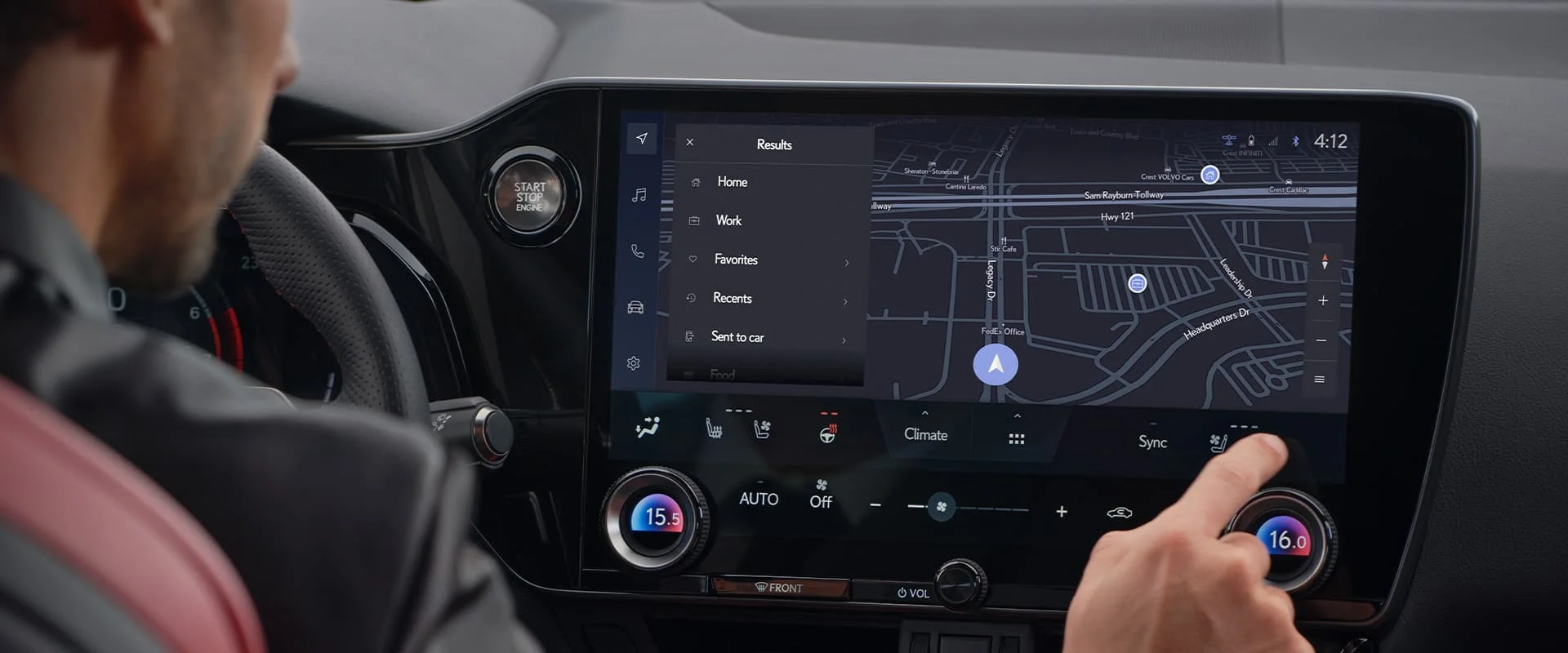 Lexus NX – màn hình trung tâm