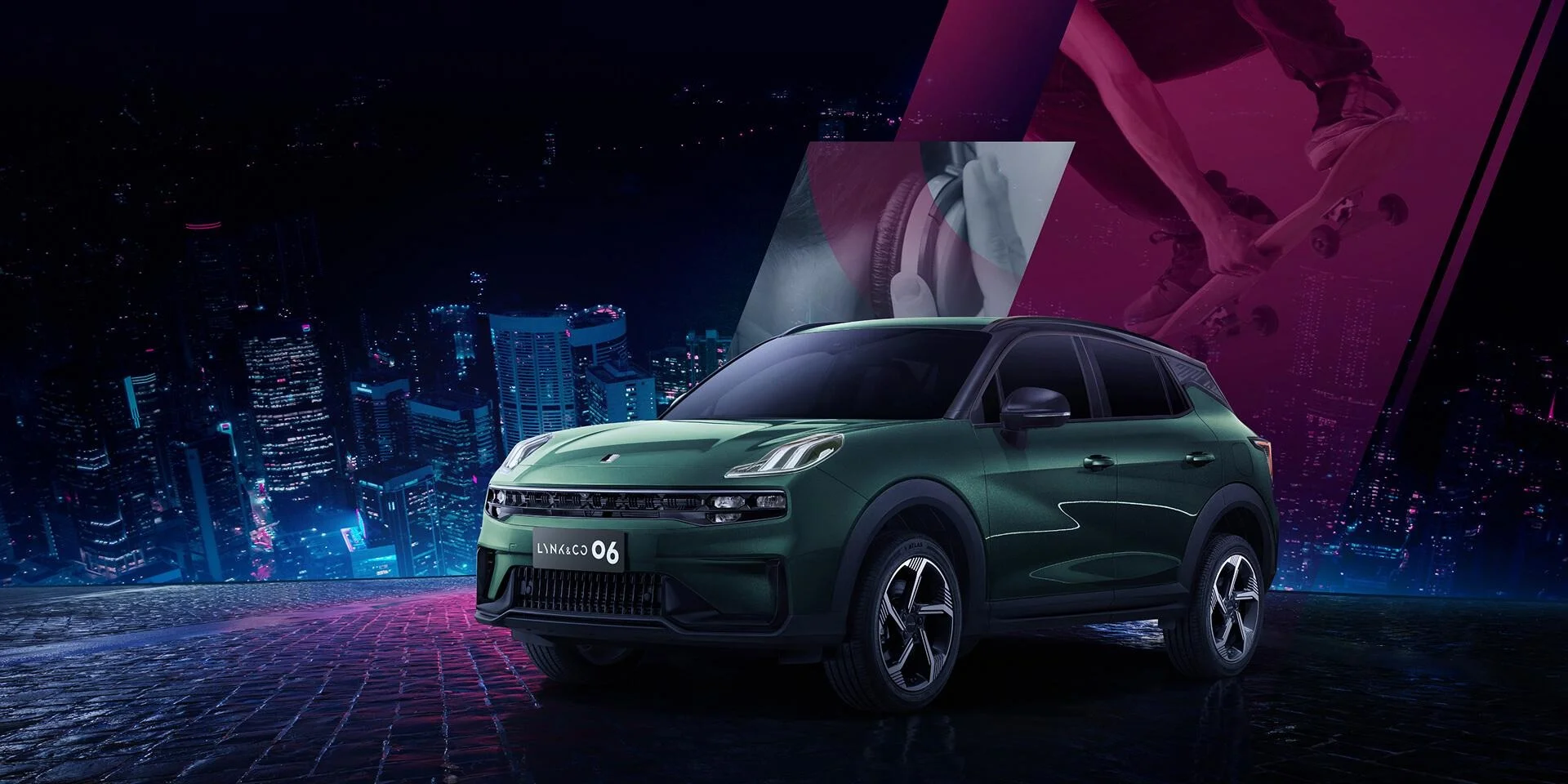 Lynk & Co 06 – góc nghiêng trước