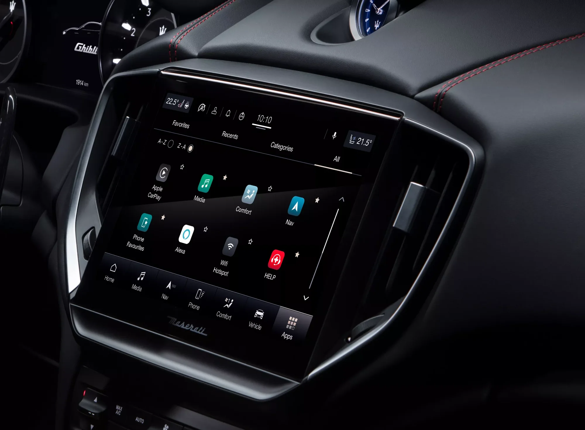 Maserati Ghibli – màn hình
