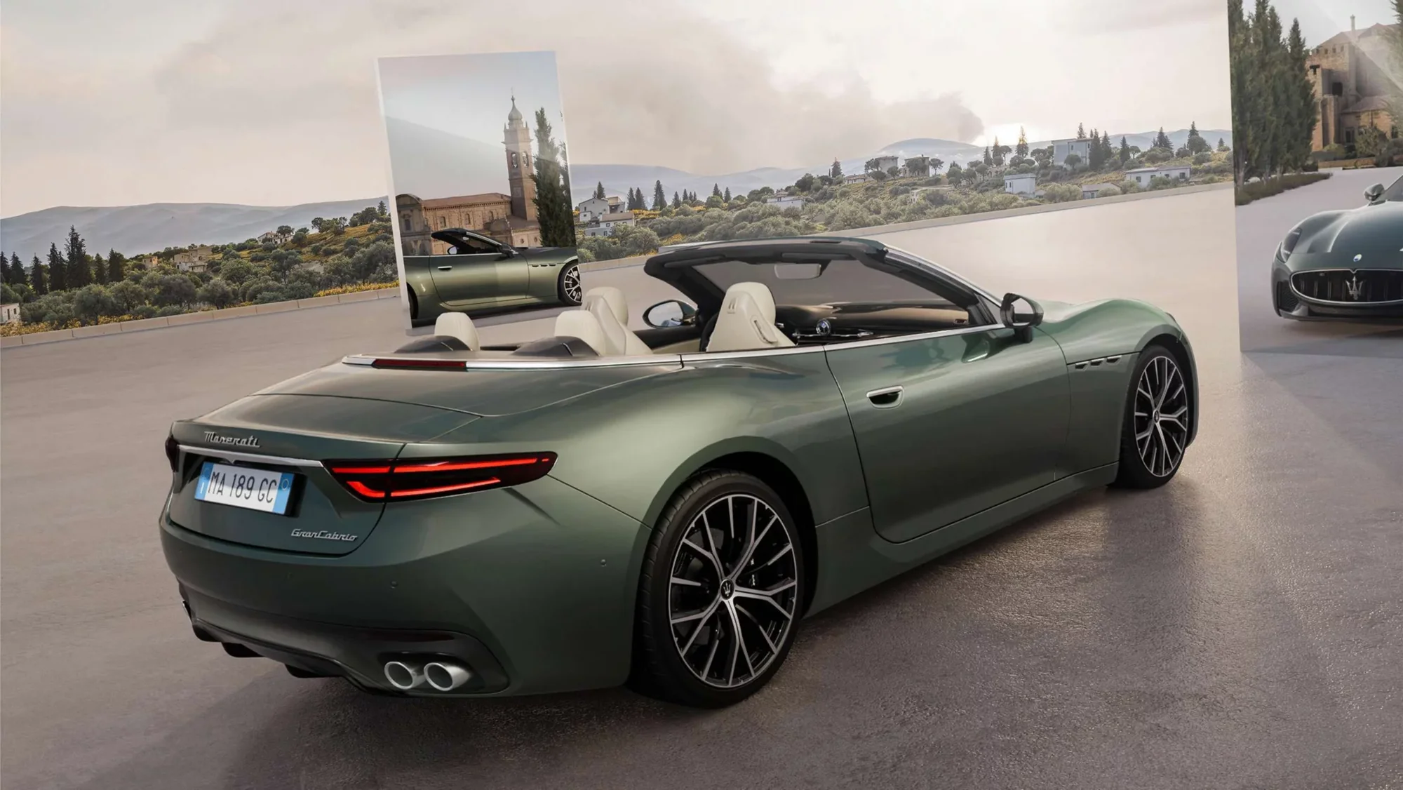 Maserati GranCabrio Folgore – đuôi xe