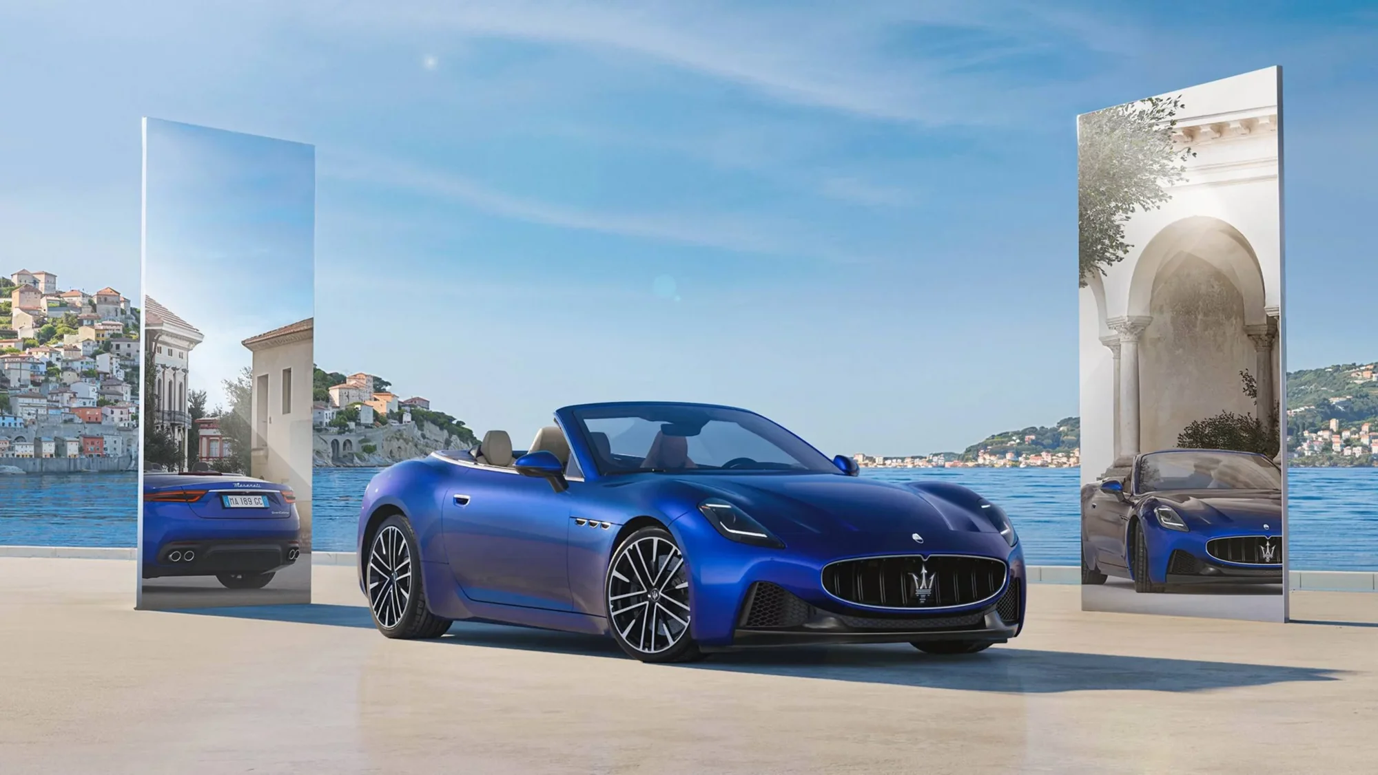 Maserati GranCabrio Folgore – bản màu xanh