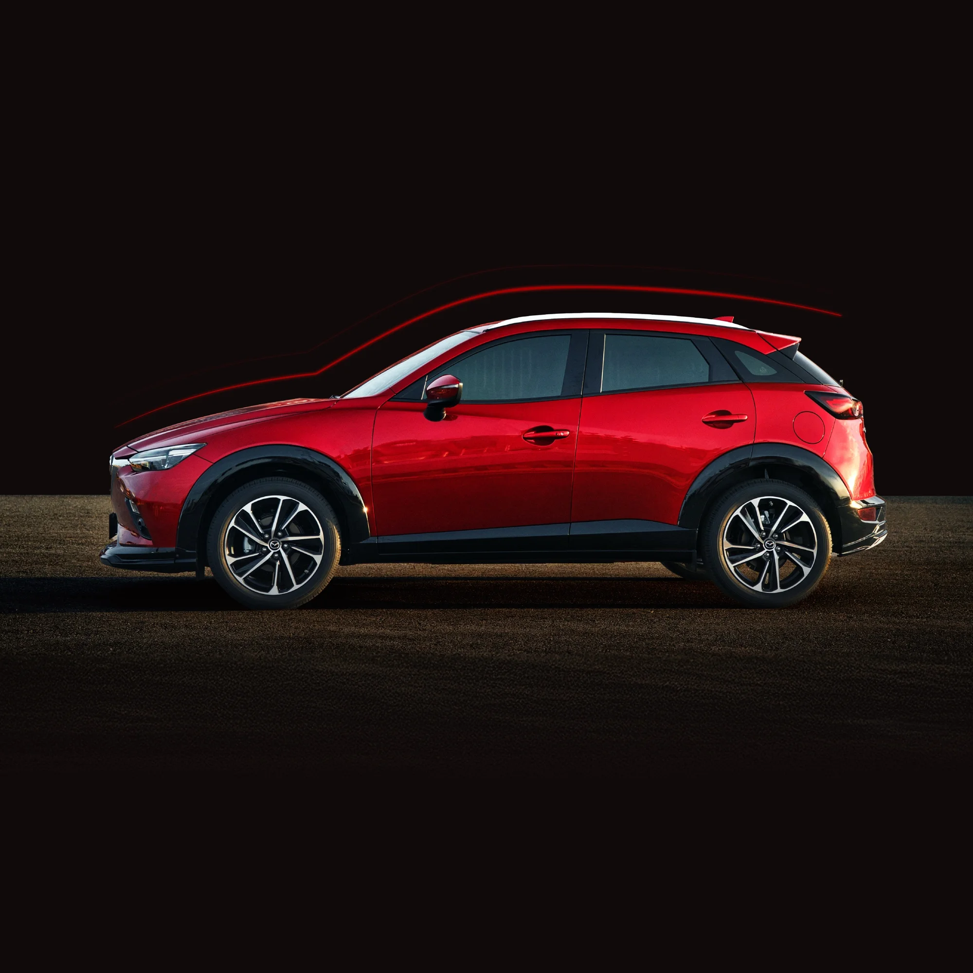Mazda CX-3 – thân xe nhìn ngang