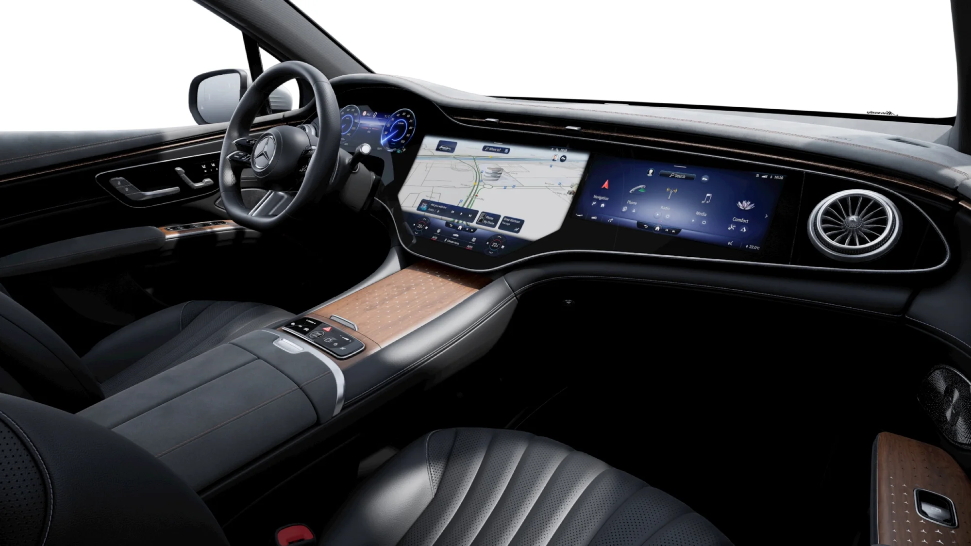 Mercedes-Benz EQS SUV – bảng táp-lô